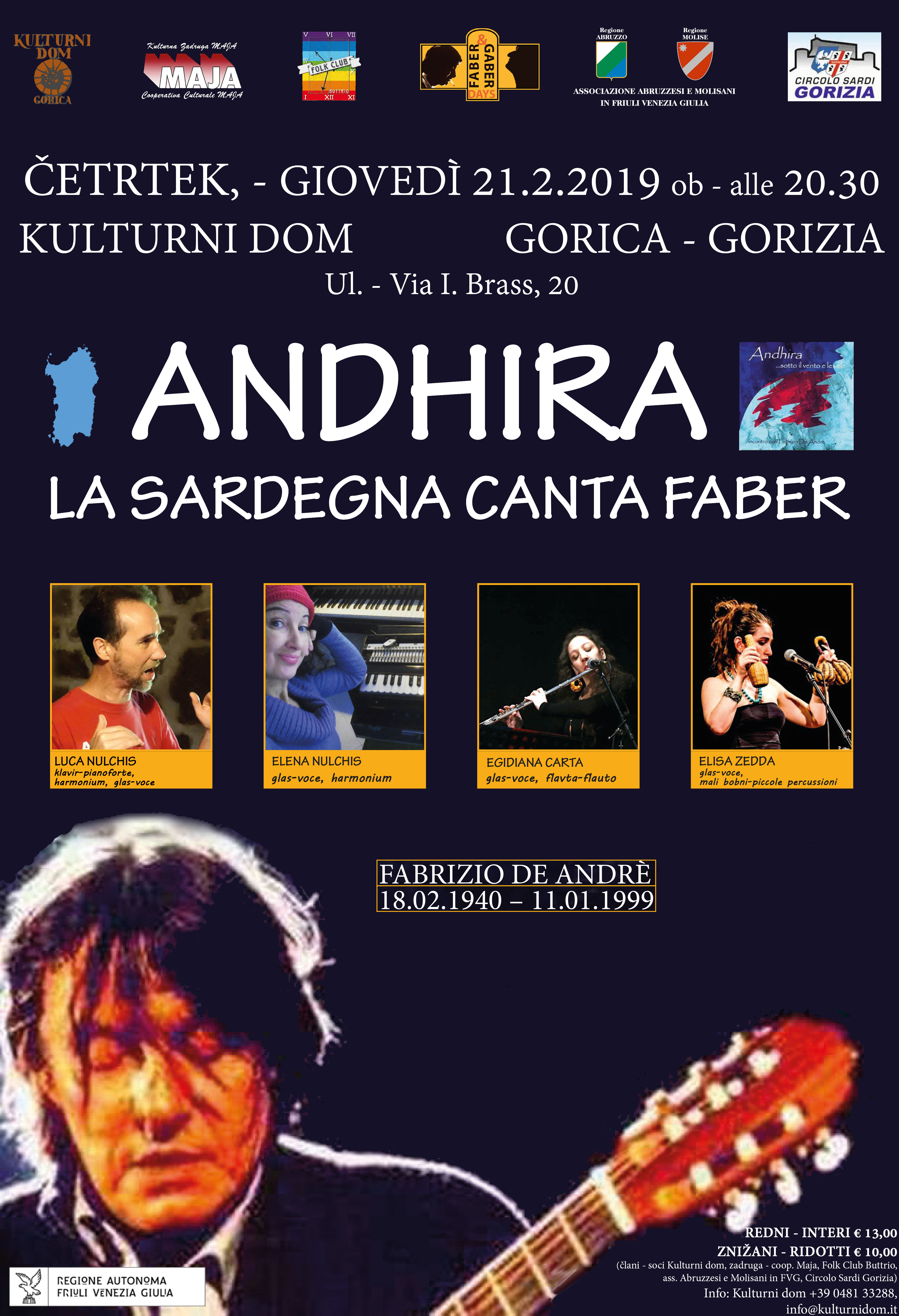 Andhira - La Sardegna canta Faber